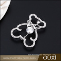 OUXI Fashion Women Cute Jewellery Hot Sale Style Rhodium Plated Popular AAA Diamond CZ Small Bear Brooch